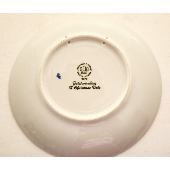 PLATE-COPENHAGEN DENMARK-BING & GRONDAHL-A CHRISTMAS TALE-1978 - Picture 5 of 7